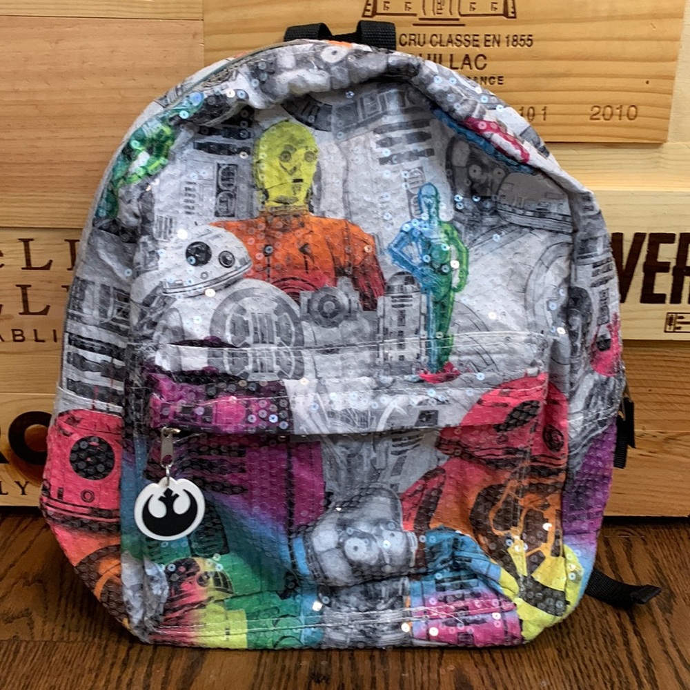 Star Wars Rainbow Sequined Backpack